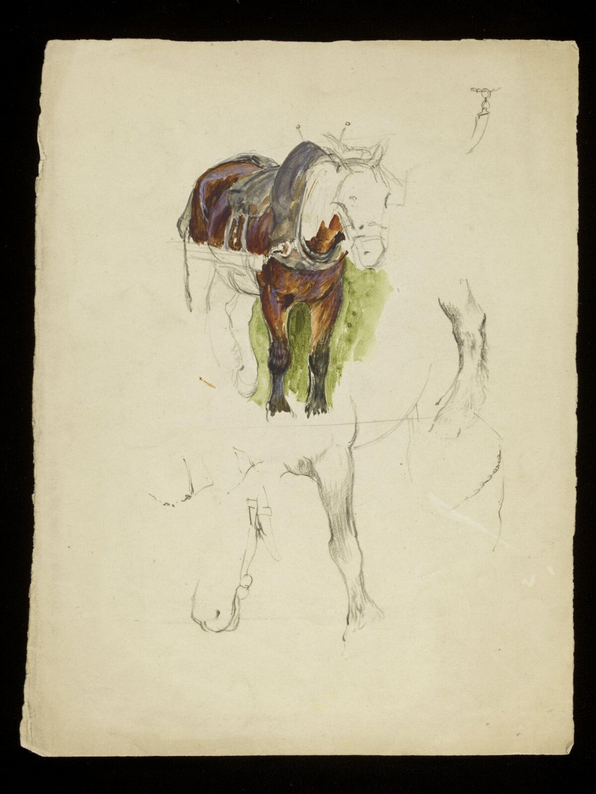 Horse, Luke Fildes, ca. 1860-1927