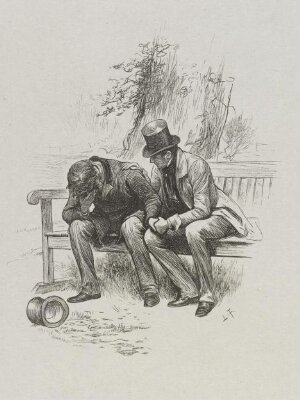 Men on a bench