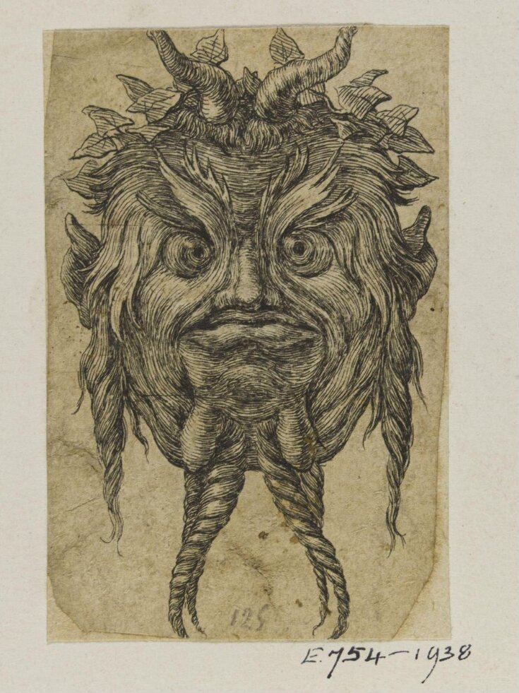 Mask of a satyr top image