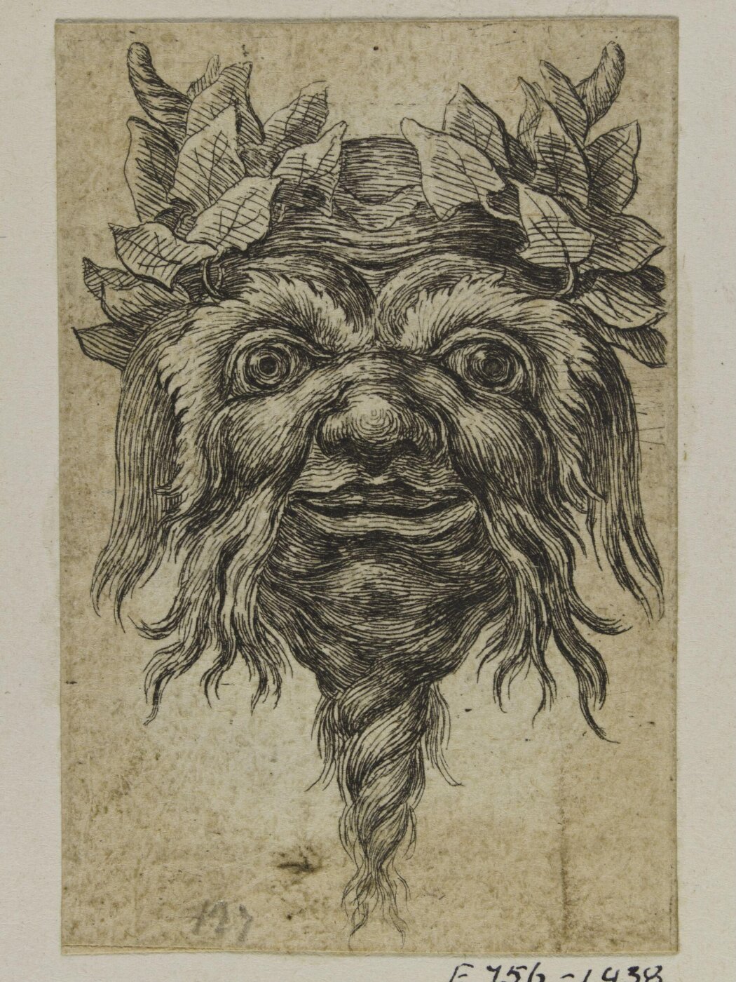 Unknown, Mask of a satyr