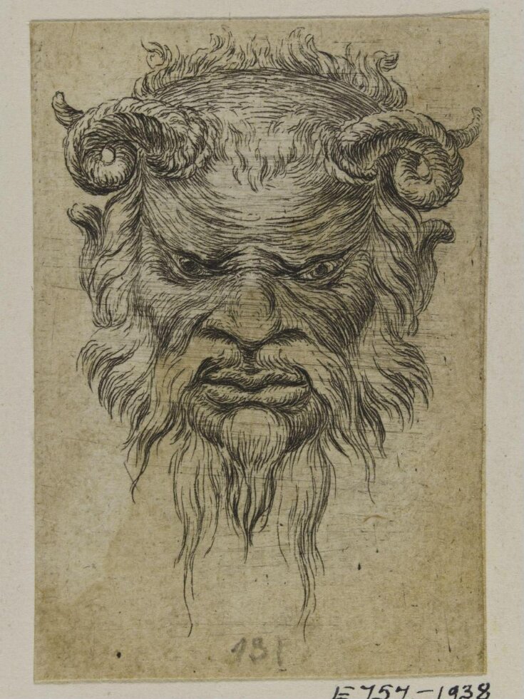 Mask of a satyr top image