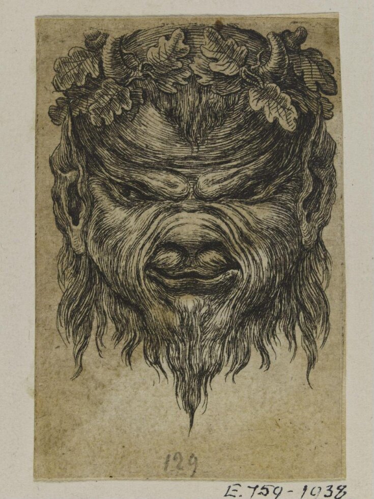 Mask of a satyr top image