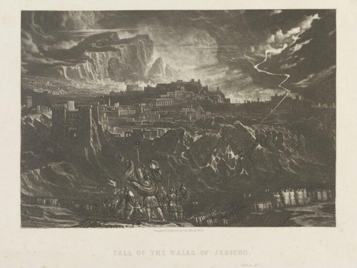 Fall of the Walls of Jericho | Martin, John | V&A Explore ...