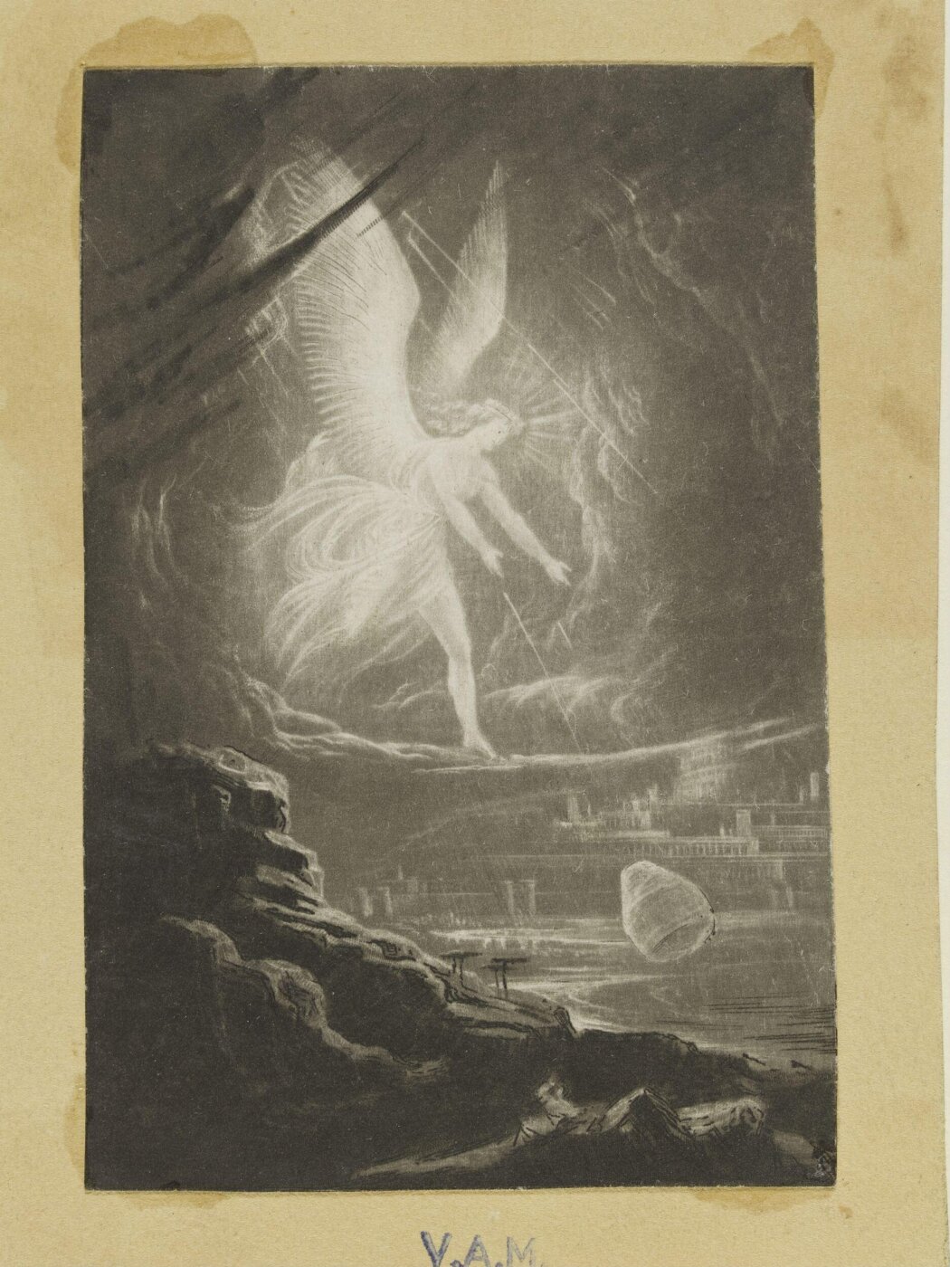 John Martin, The Angel prophesying the Destruction of Jerusalem