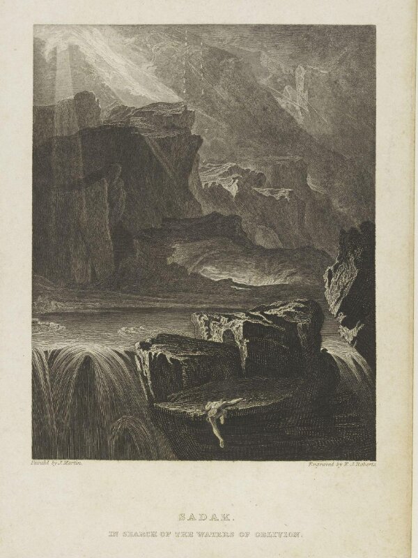 Sadak in search of the Waters of Oblivion | John Martin | Edward John ...