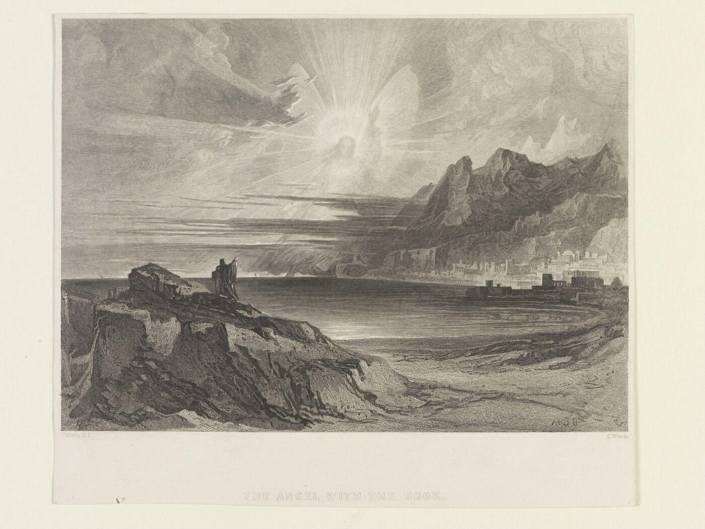 John Martin, The Angel with the Book