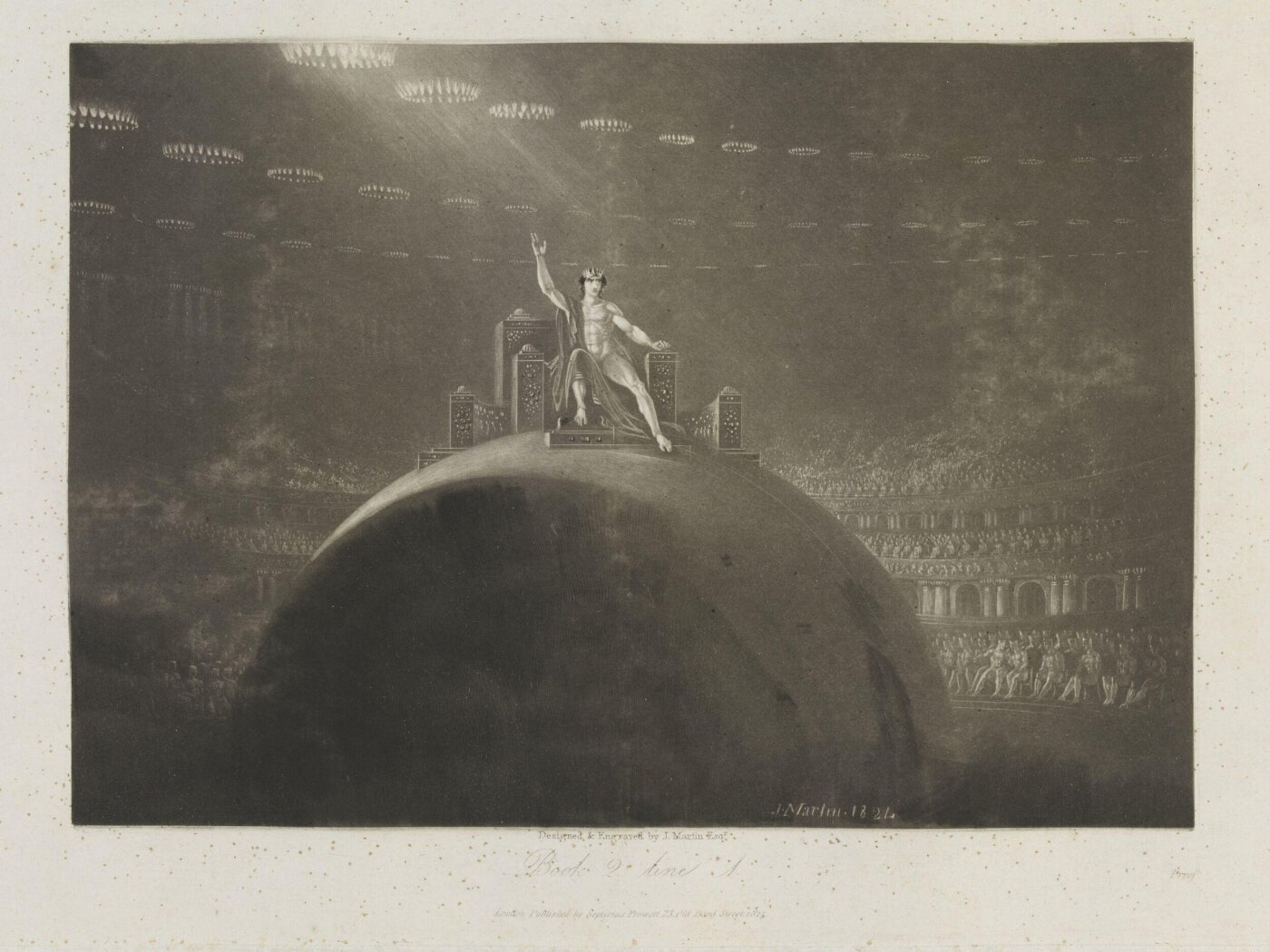 John Martin, Satan presiding at the Infernal Council