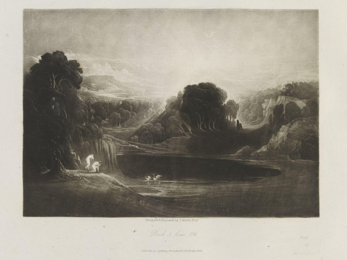 John Martin, Paradise - Adam and Eve - The Morning Hymn