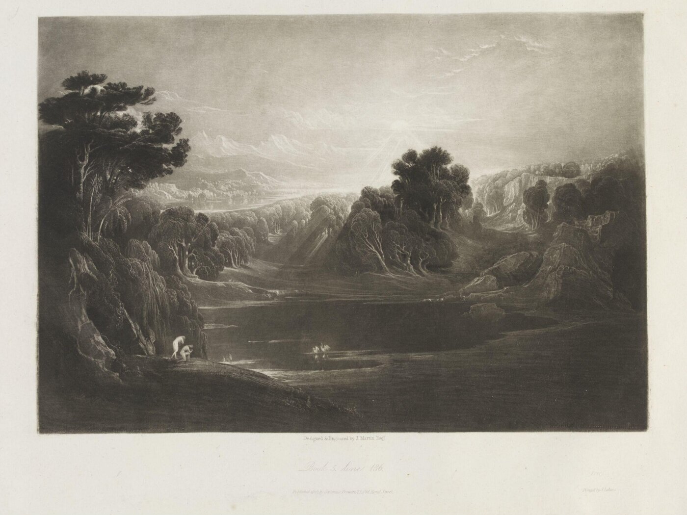 John Martin, Paradise - Adam and Eve - The Morning Hymn