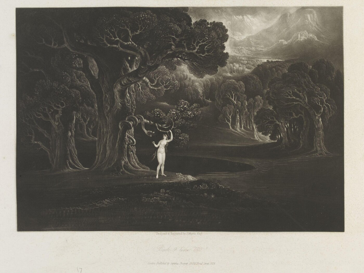 John Martin, Satan tempting Eve