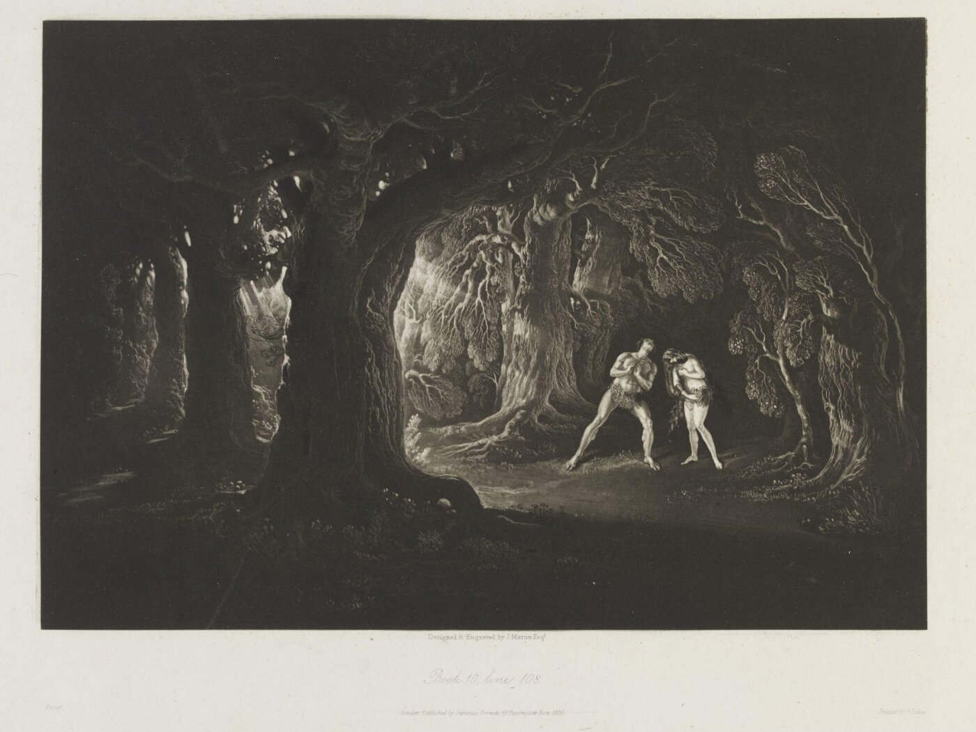 John Martin, Adam hearing the voice of the Almighty