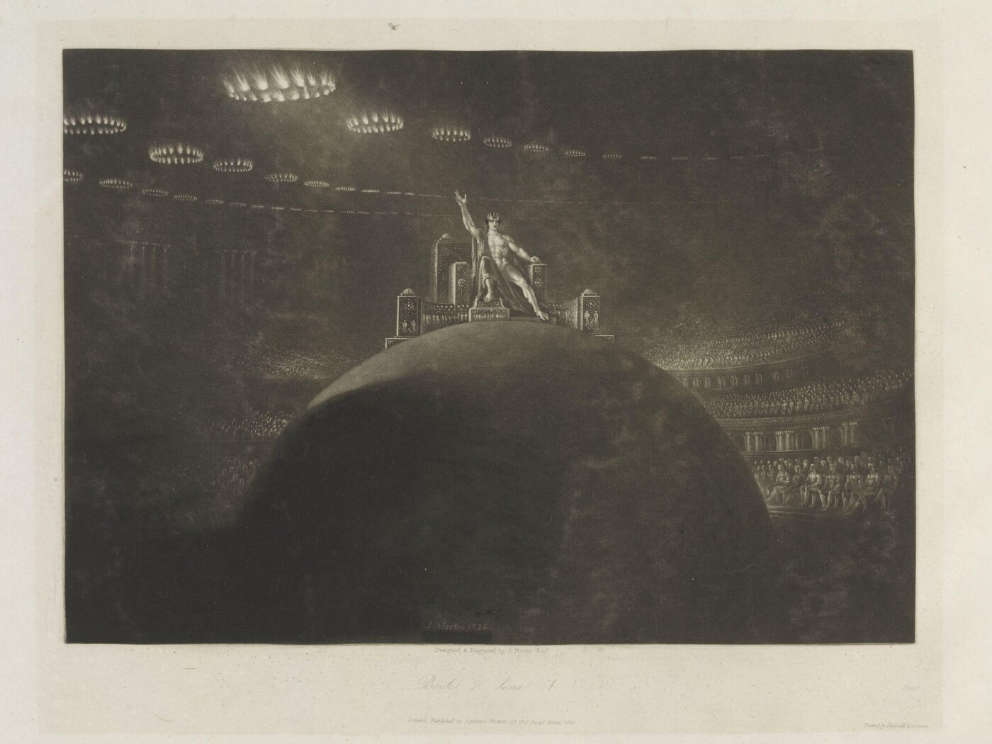 John Martin, Satan presiding at the Infernal Council