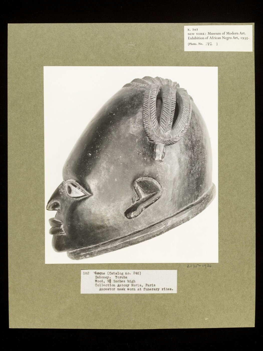 Walker Evans, Casque
