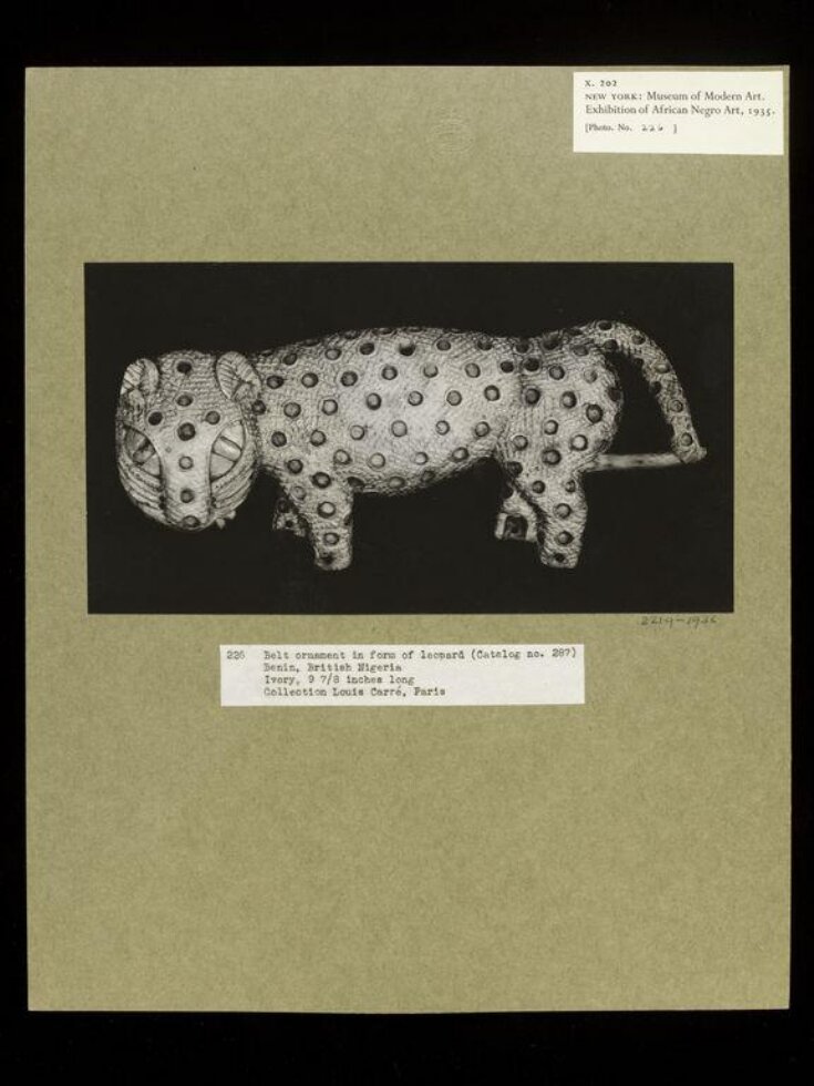 Ornament in Form of Leopard top image