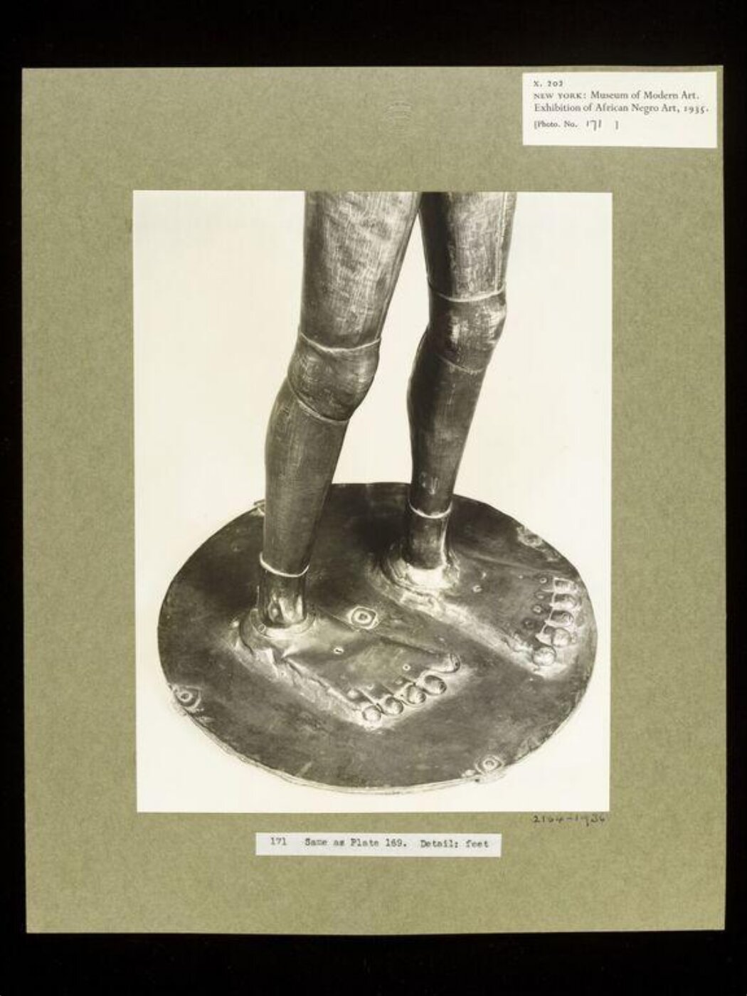 Walker Evans, Figure, so-called God of War.  Abomey