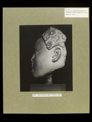 Plaster Cast of Terra Cotta Head.  Yoruba.