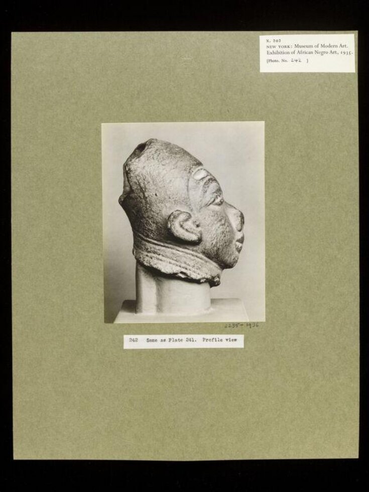 Plaster Cast of Terra Cotta Head. Yoruba. | Walker Evans | V&A Explore ...