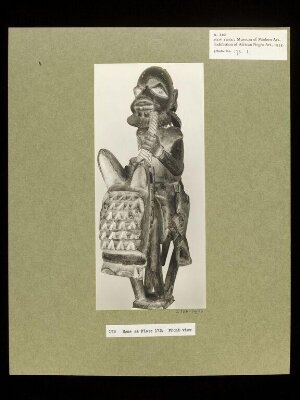 Polychrome Equestrian Figure.  Yoruba