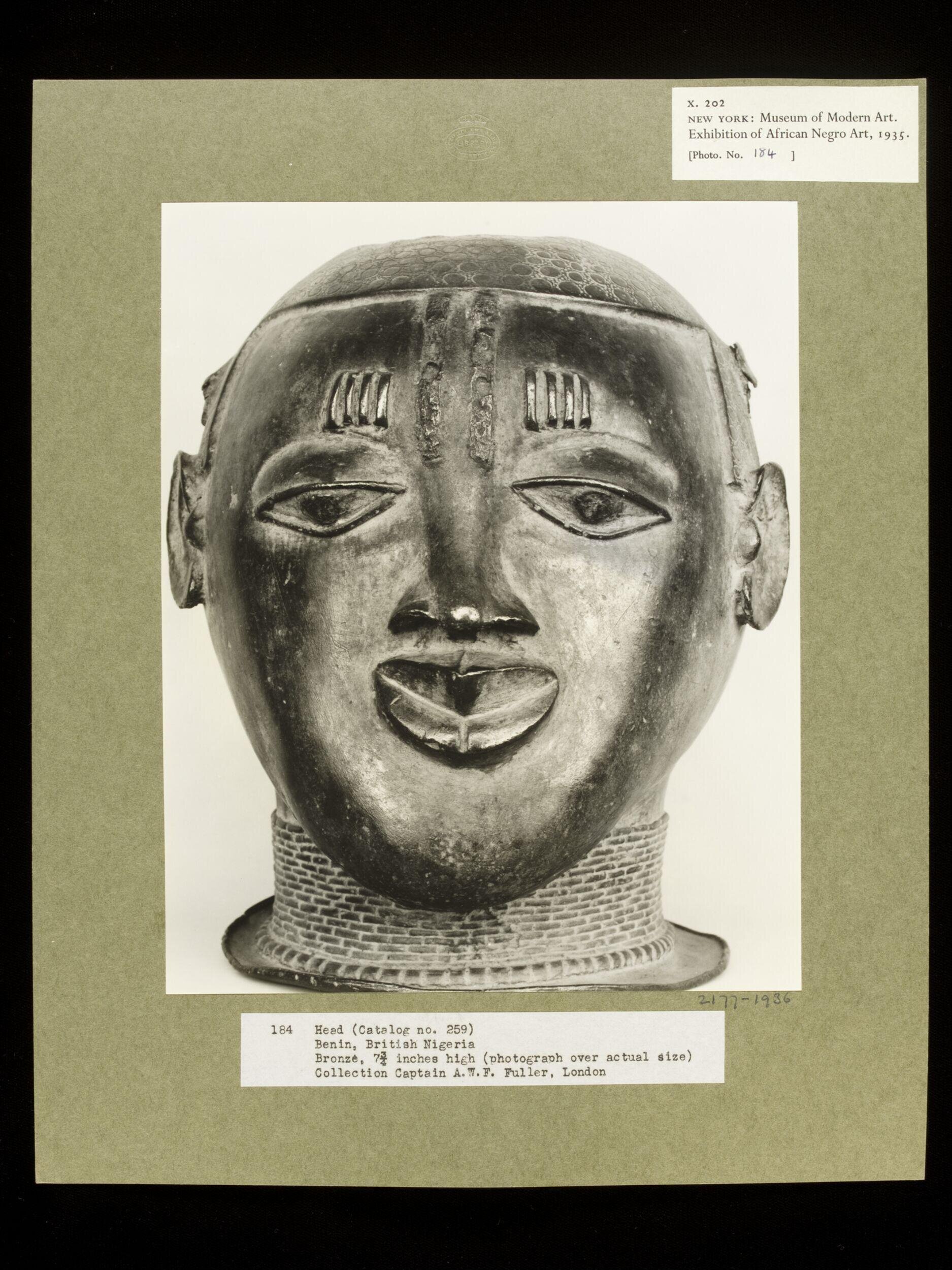 Man's Head, Benin