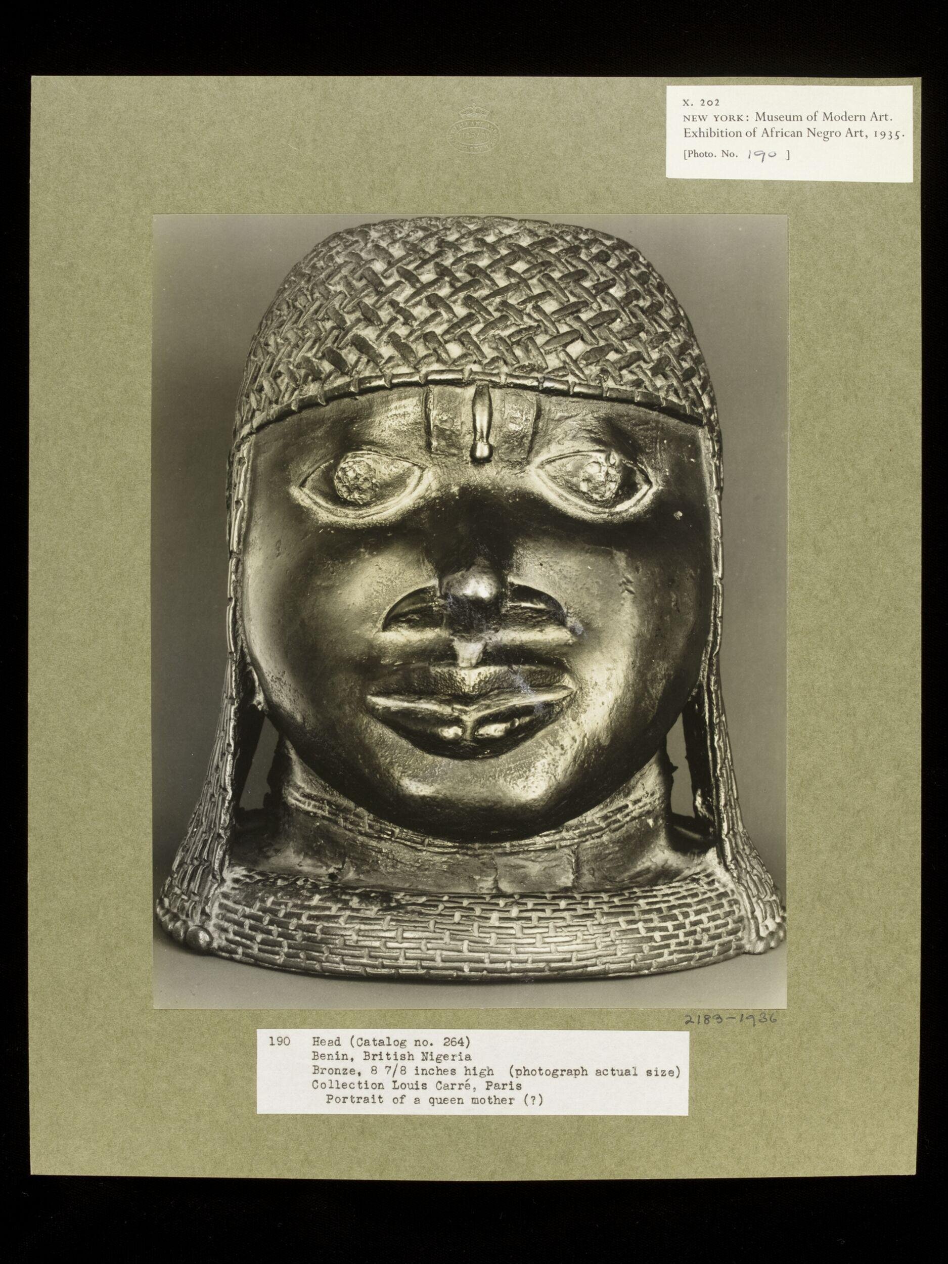 Head of a Woman, Benin