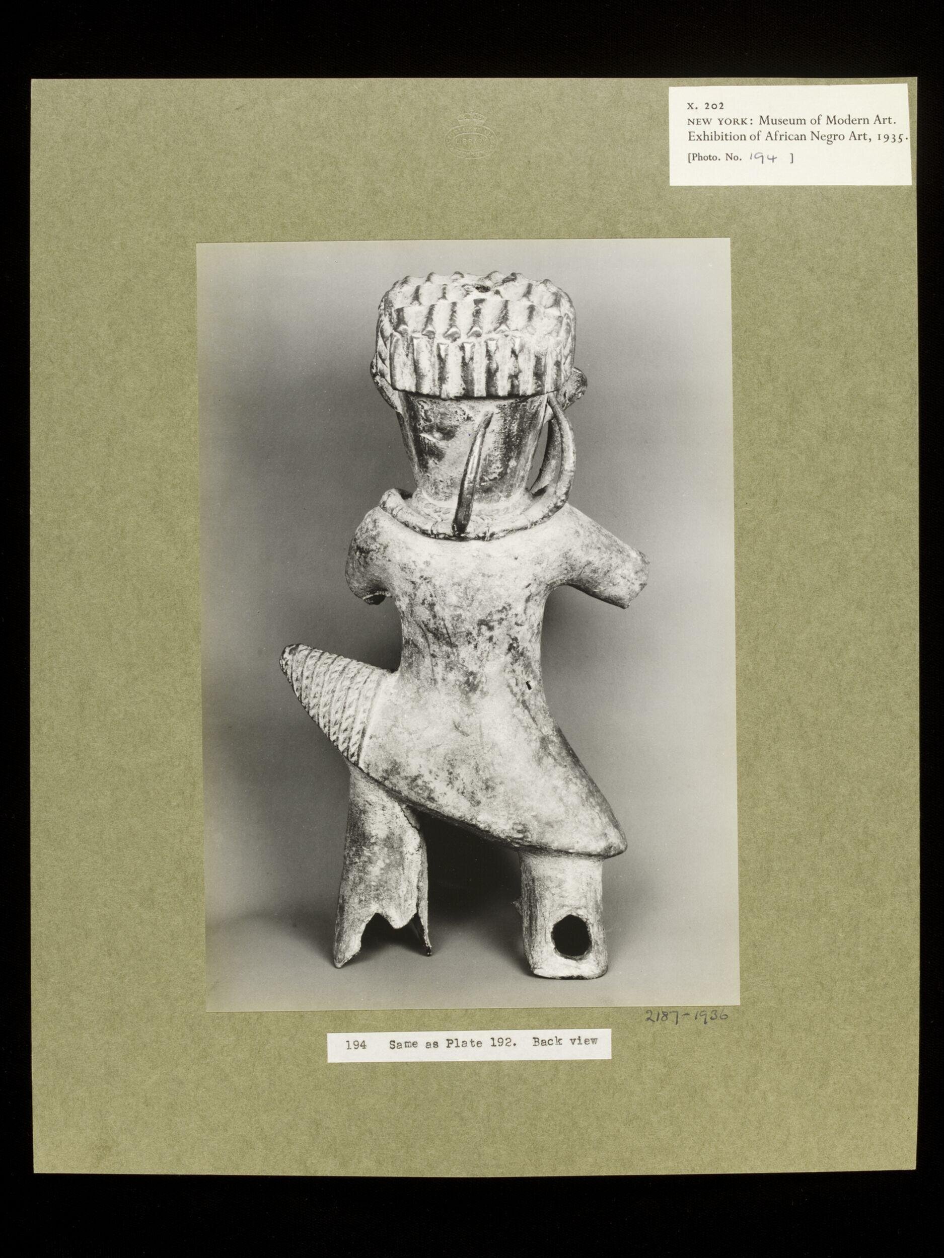 Figure with Bell at Neck.  Benin