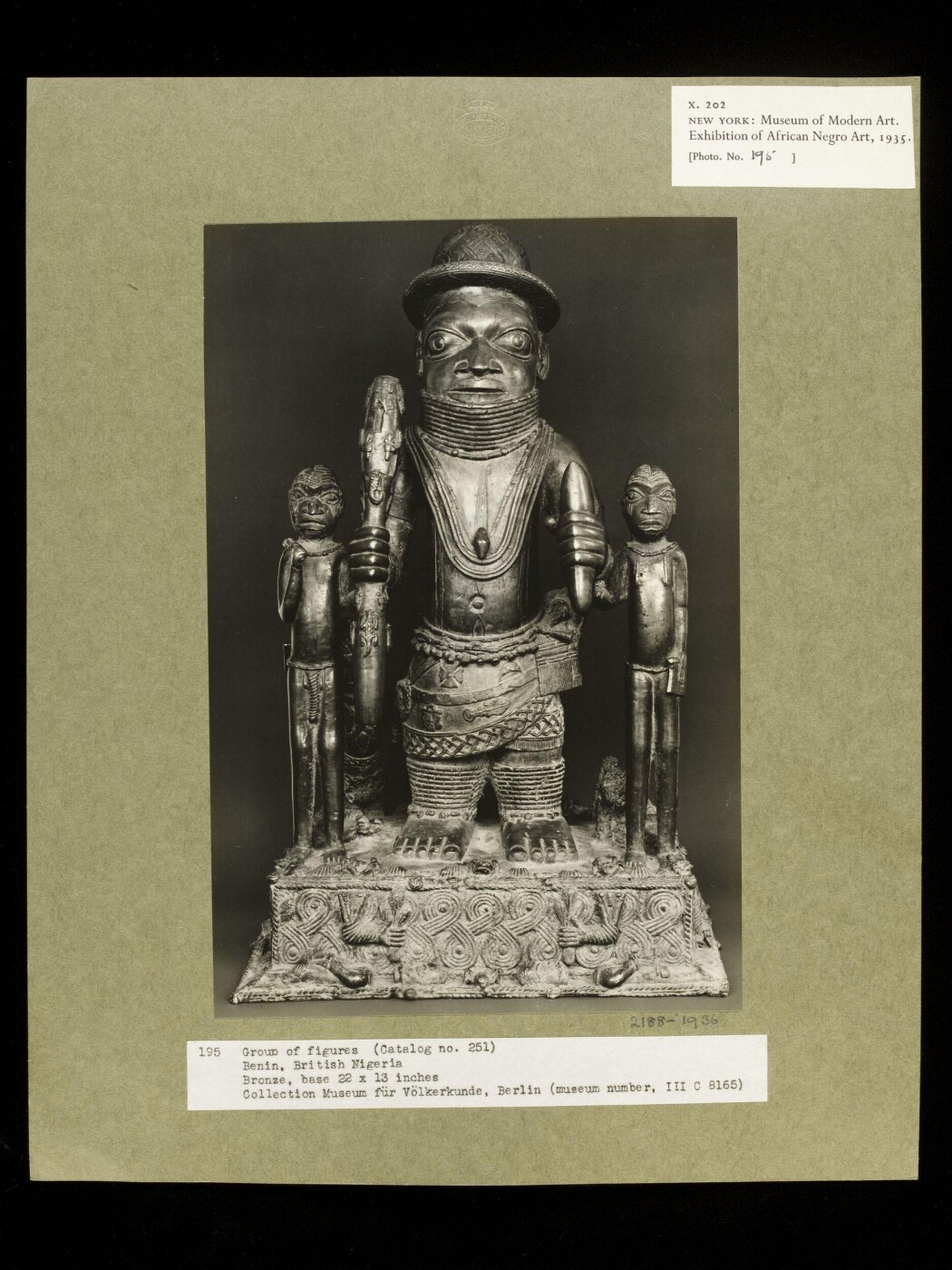 Walker Evans, Group of Figures.  Benin