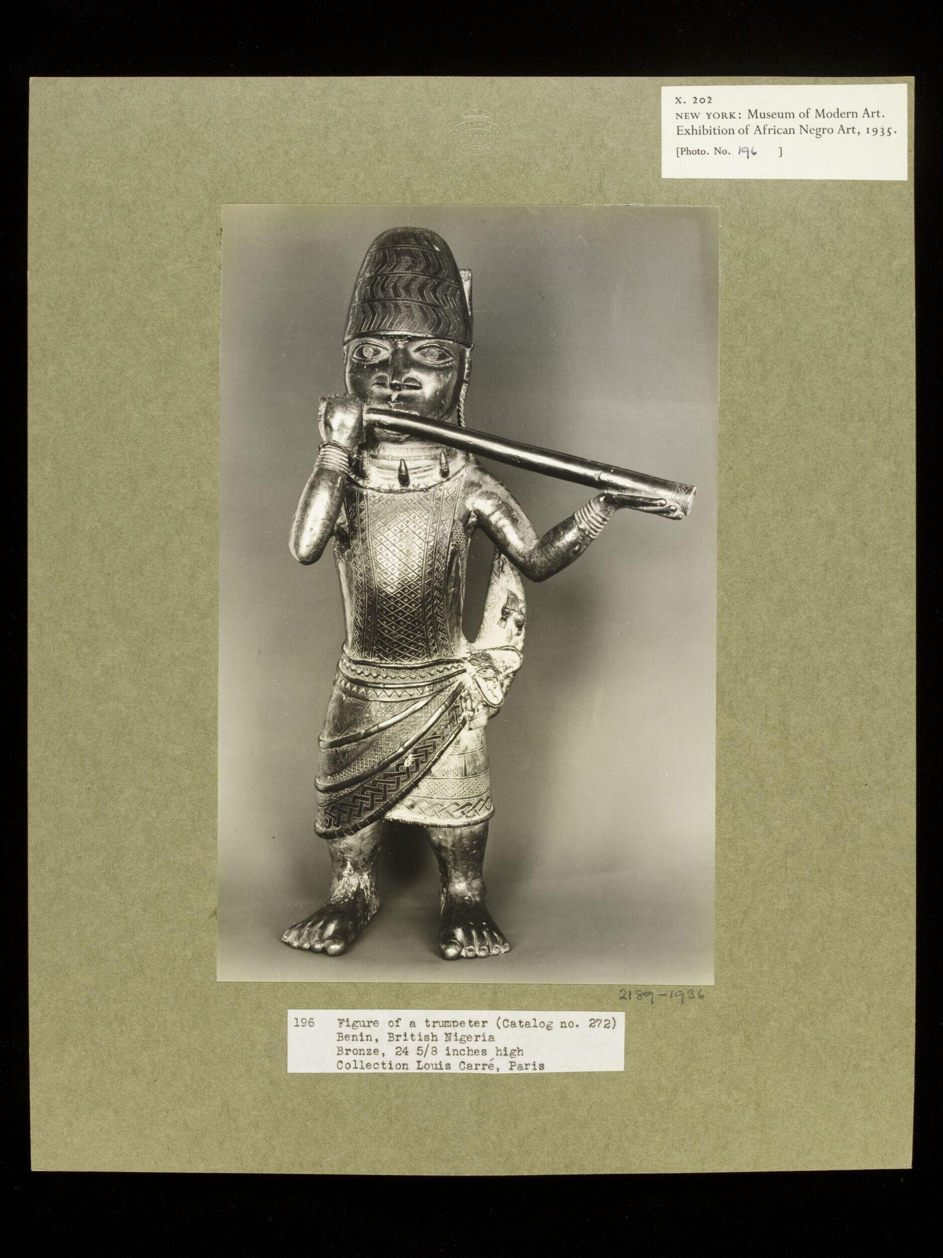 Trumpeter.  Benin