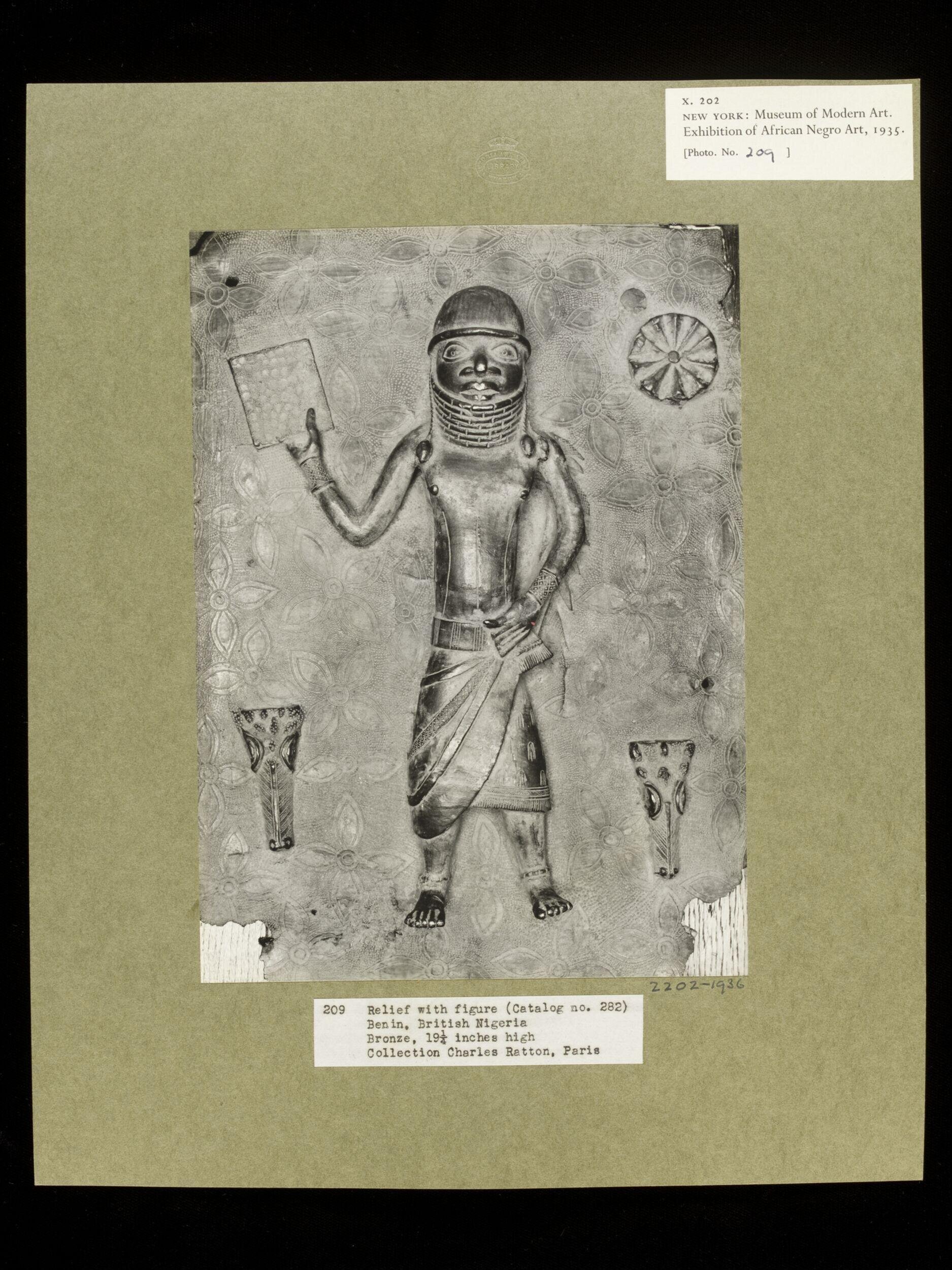 Relief with Figure.  Benin.