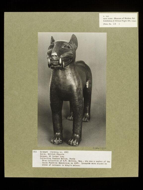 Leopard.  Benin.