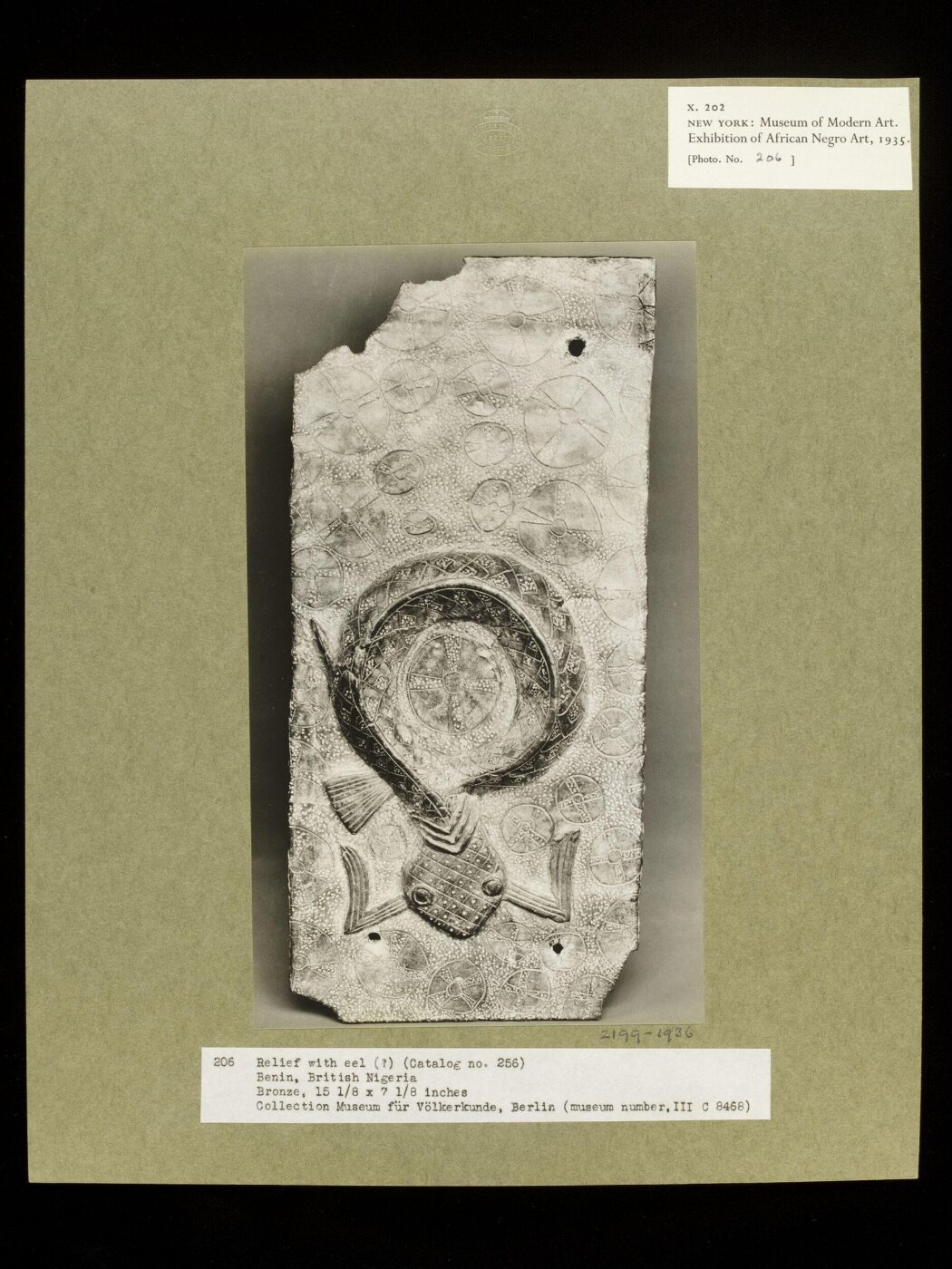 Walker Evans, Relief. Benin