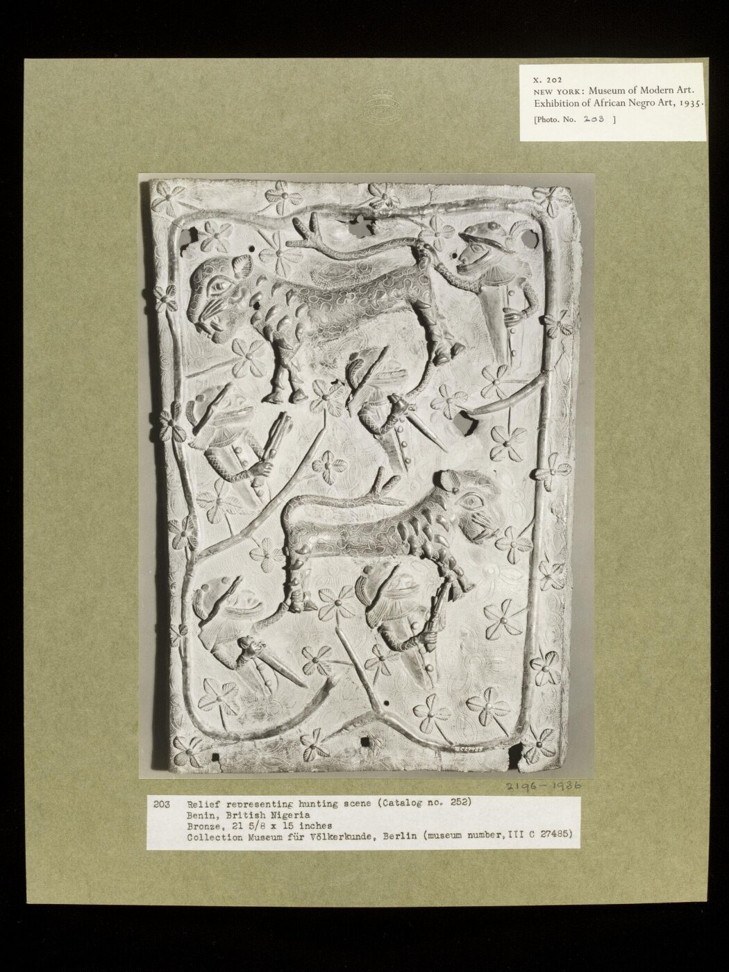 Walker Evans, Relief. Benin