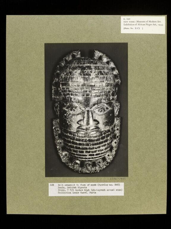 Mask.  Benin.