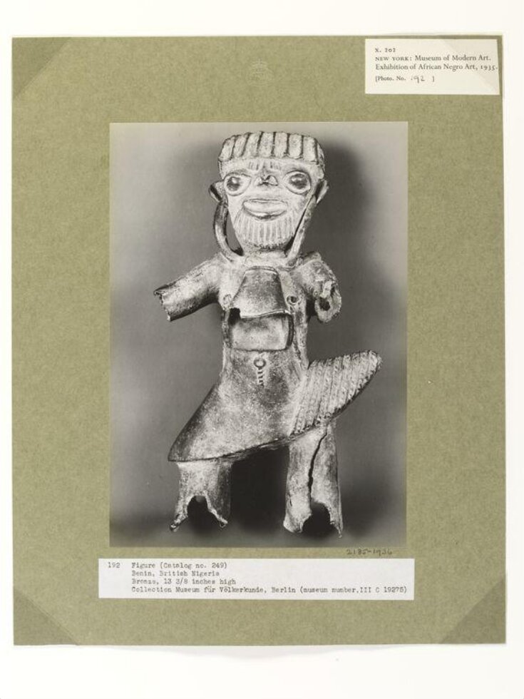 Figure with Bell at Neck.  Benin top image