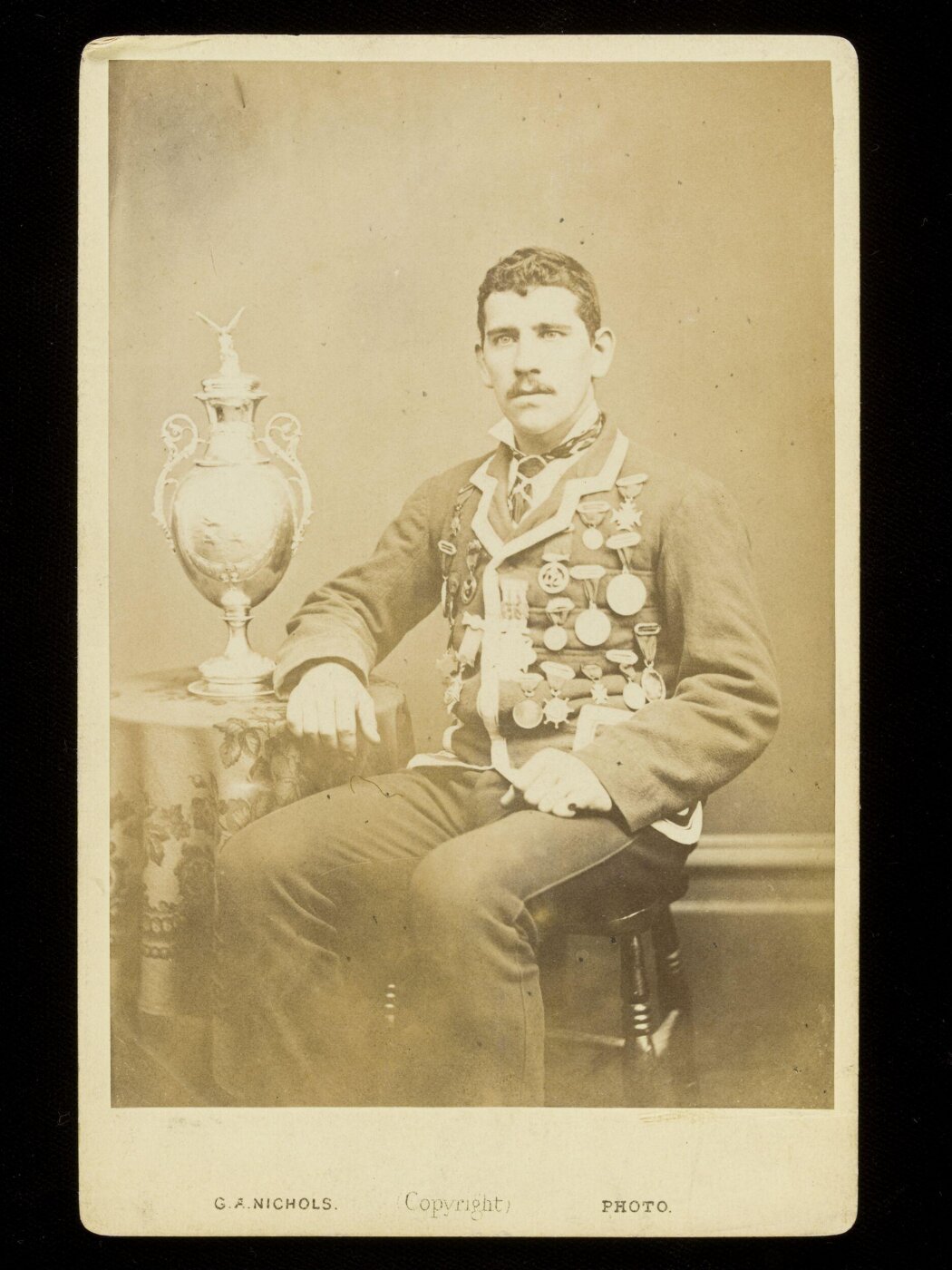 Unknown, Portrait of a gentleman. Cabinet card.