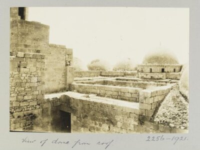 View from roof on main dome in Madrasa al-Firdaws, Aleppo