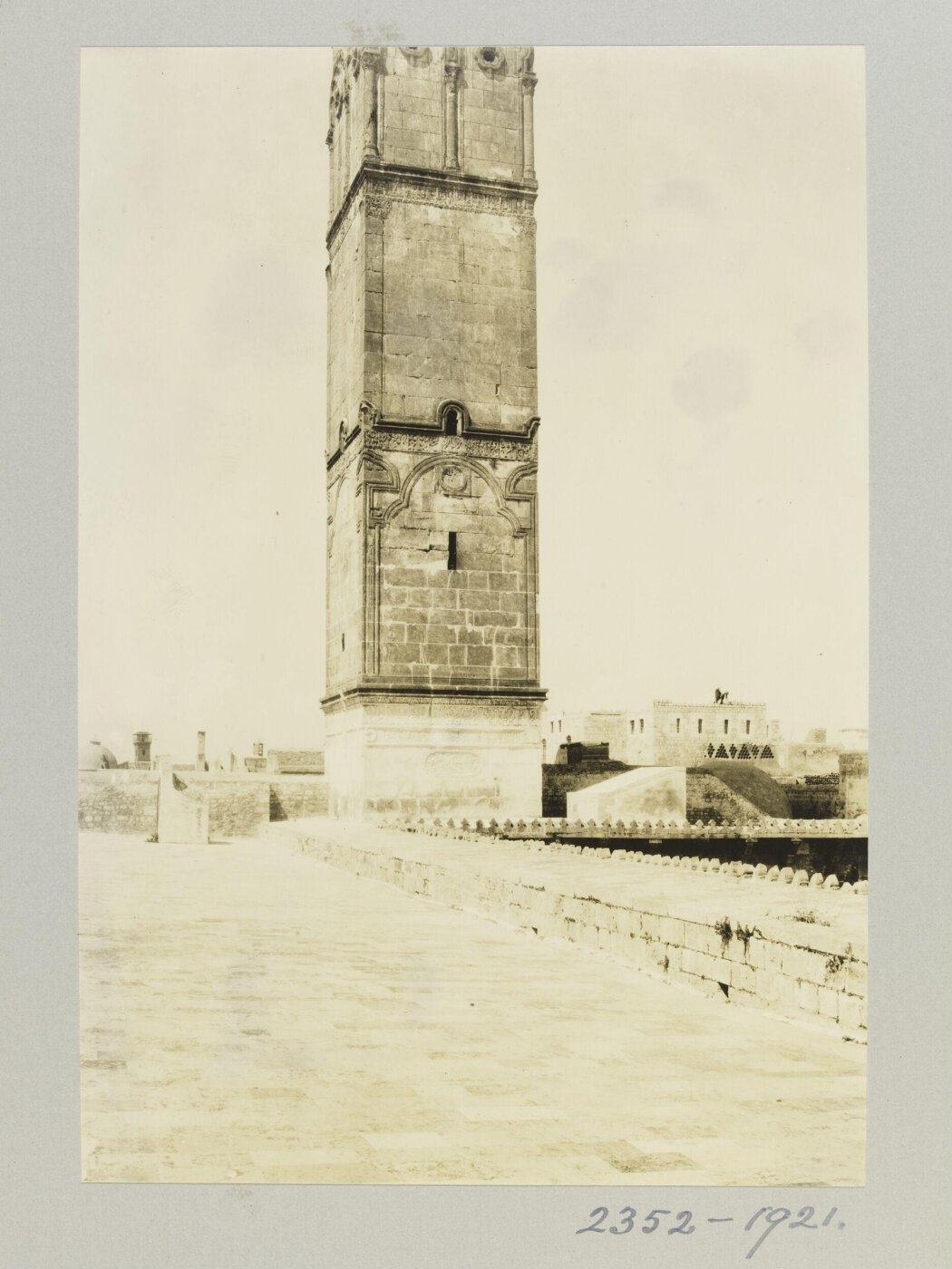K.A.C. Creswell, Minaret base in Umayyad Mosque, Aleppo