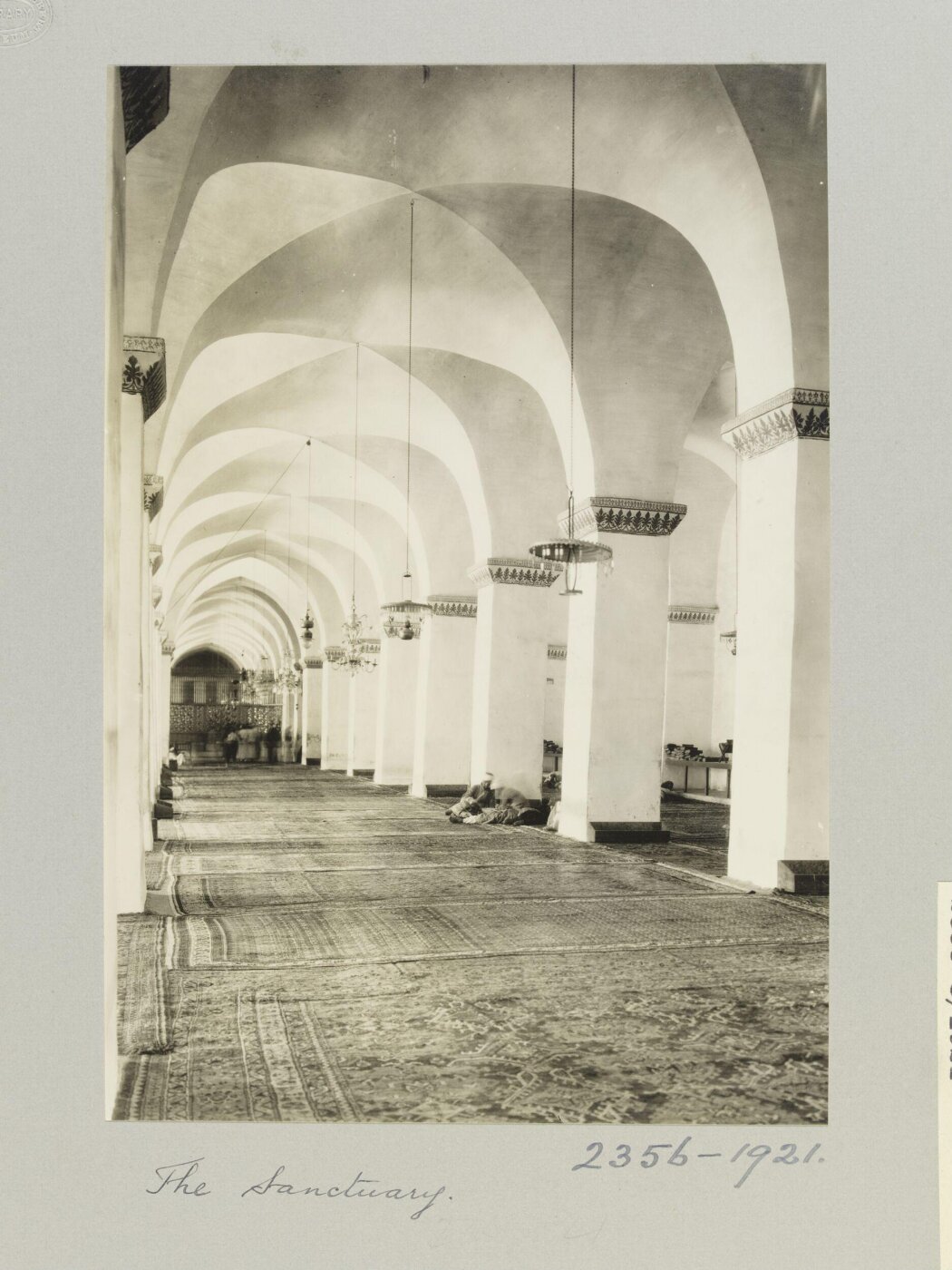 K.A.C. Creswell, Sanctuary in Umayyad Mosque, Aleppo