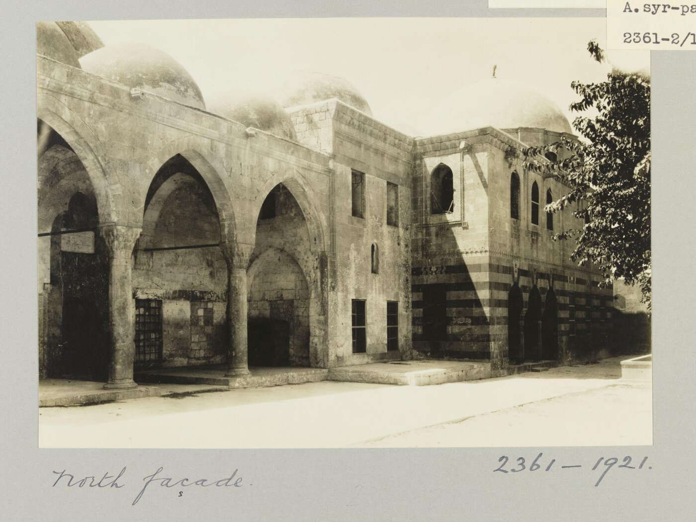 K.A.C. Creswell, Takiyya of Shaykh Abu Bakr ibn Abu al-Wafa, Aleppo