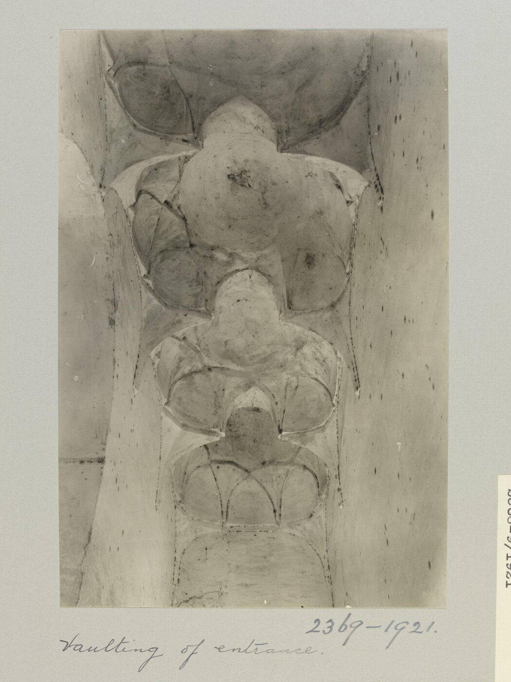 K.A.C. Creswell, Vaulting of entrance in Mosque of Mamluk Amir Altinbugha al-Salihi, Aleppo