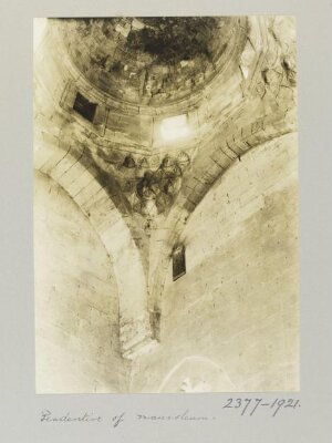 Dome pendentive in mausoleum of Mosque of al-Utrush, Aleppo