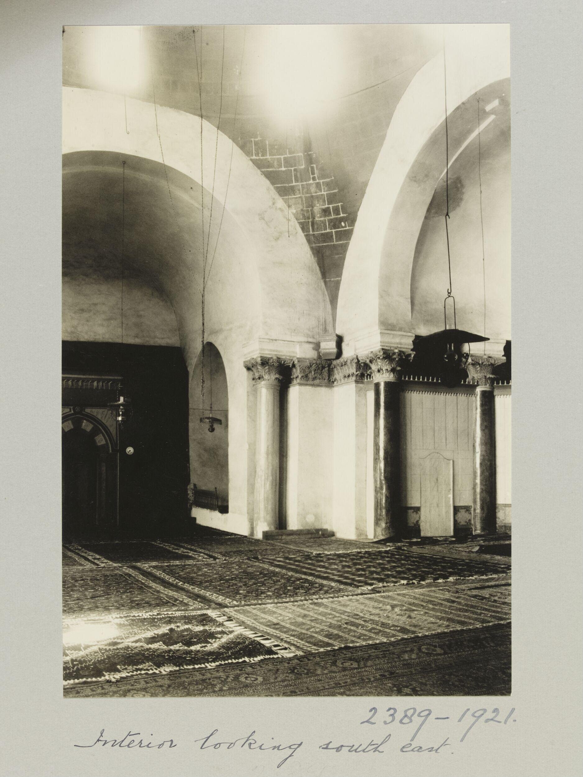 Interior in the Madrasa al-Halawiyya, Aleppo
