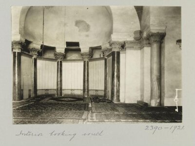 Columns in the western portico in the Madrasa al-Halawiyya, Aleppo