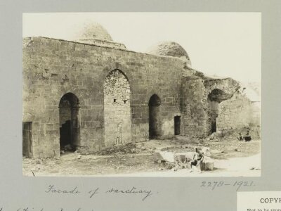 Façade of sanctuary in Madrasa al-Kamiliyya, Aleppo