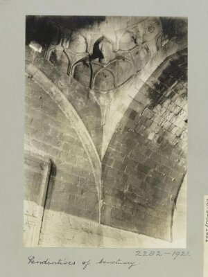 Dome pendentives in sanctuary in Madrasa al-Kamiliyya, Aleppo