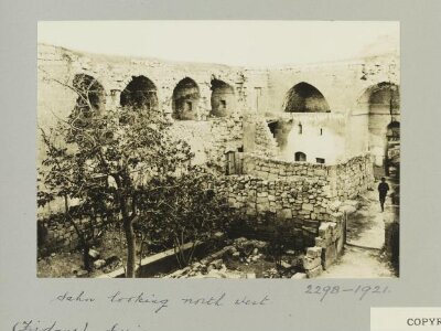 View from courtyard of Madrasa al-Zahiriyya, Aleppo