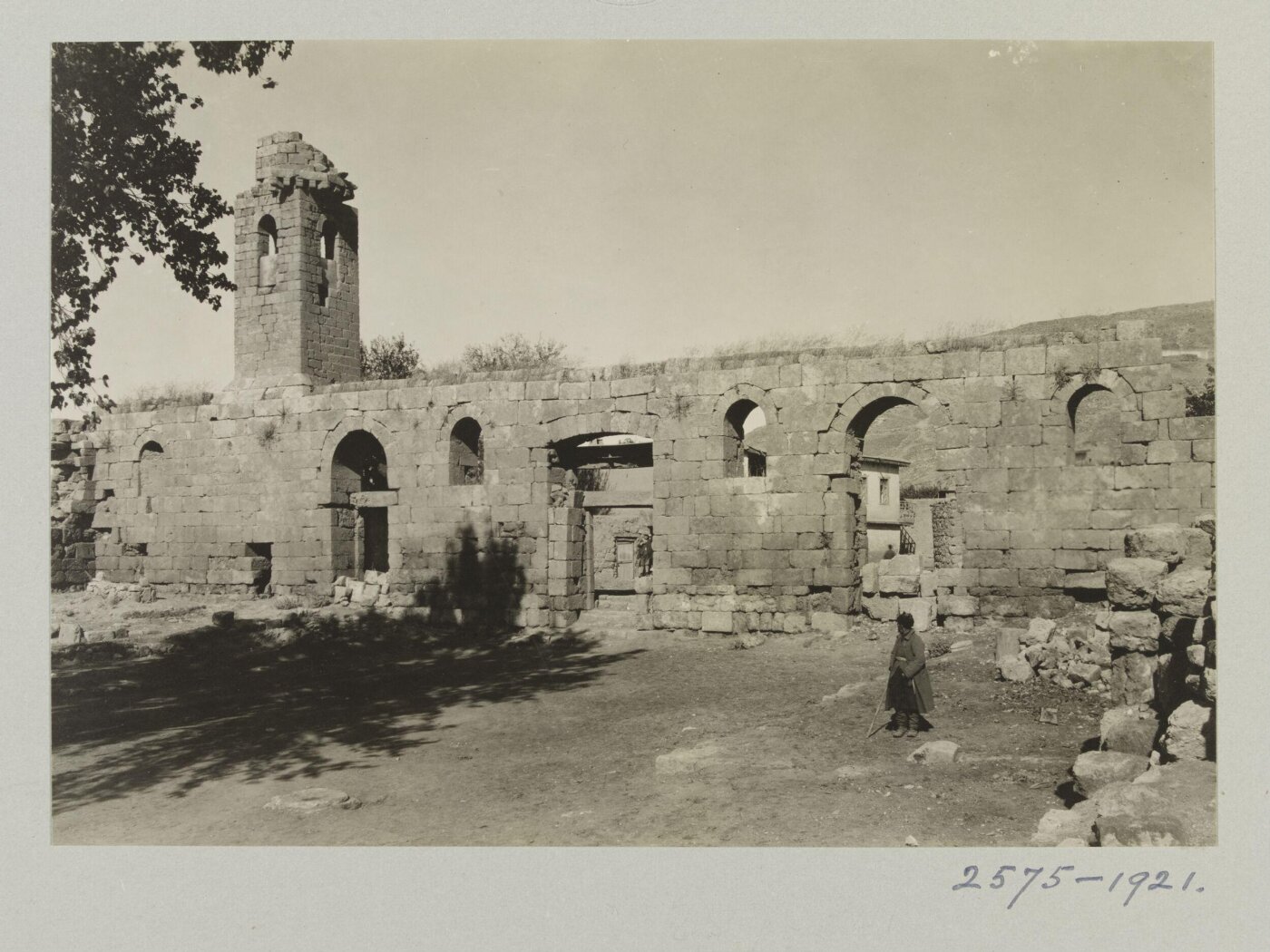 K.A.C. Creswell, North Façade of Umayyad Mosque, Amman Citadel, Amman