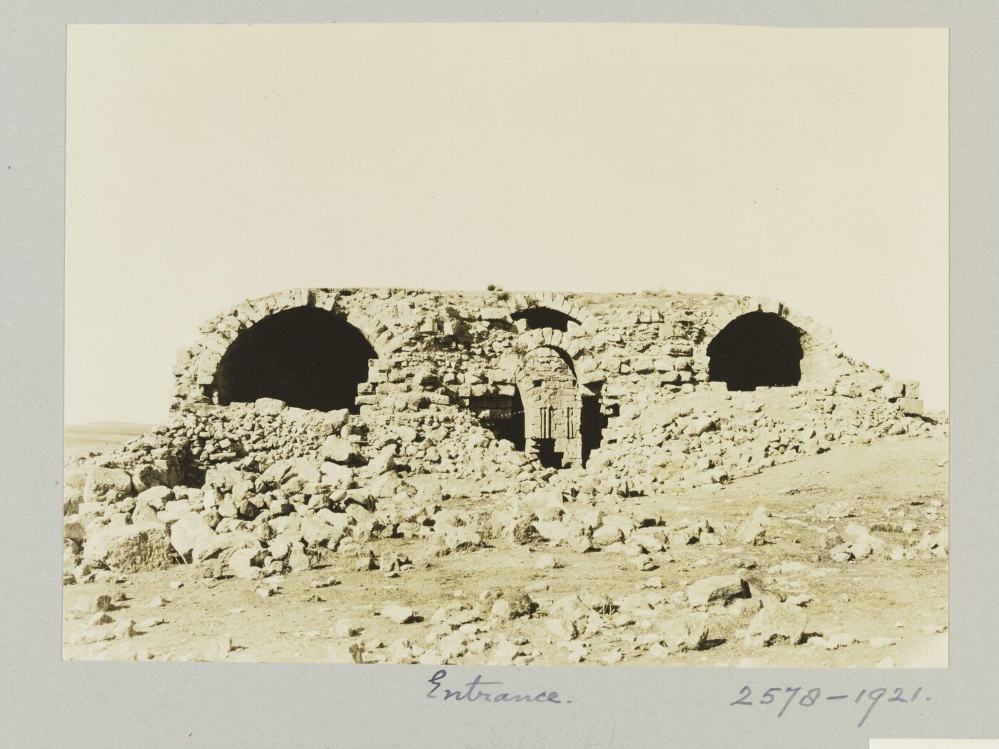 K.A.C. Creswell, Entrance of Audience Hall, Amman Citadel, Amman