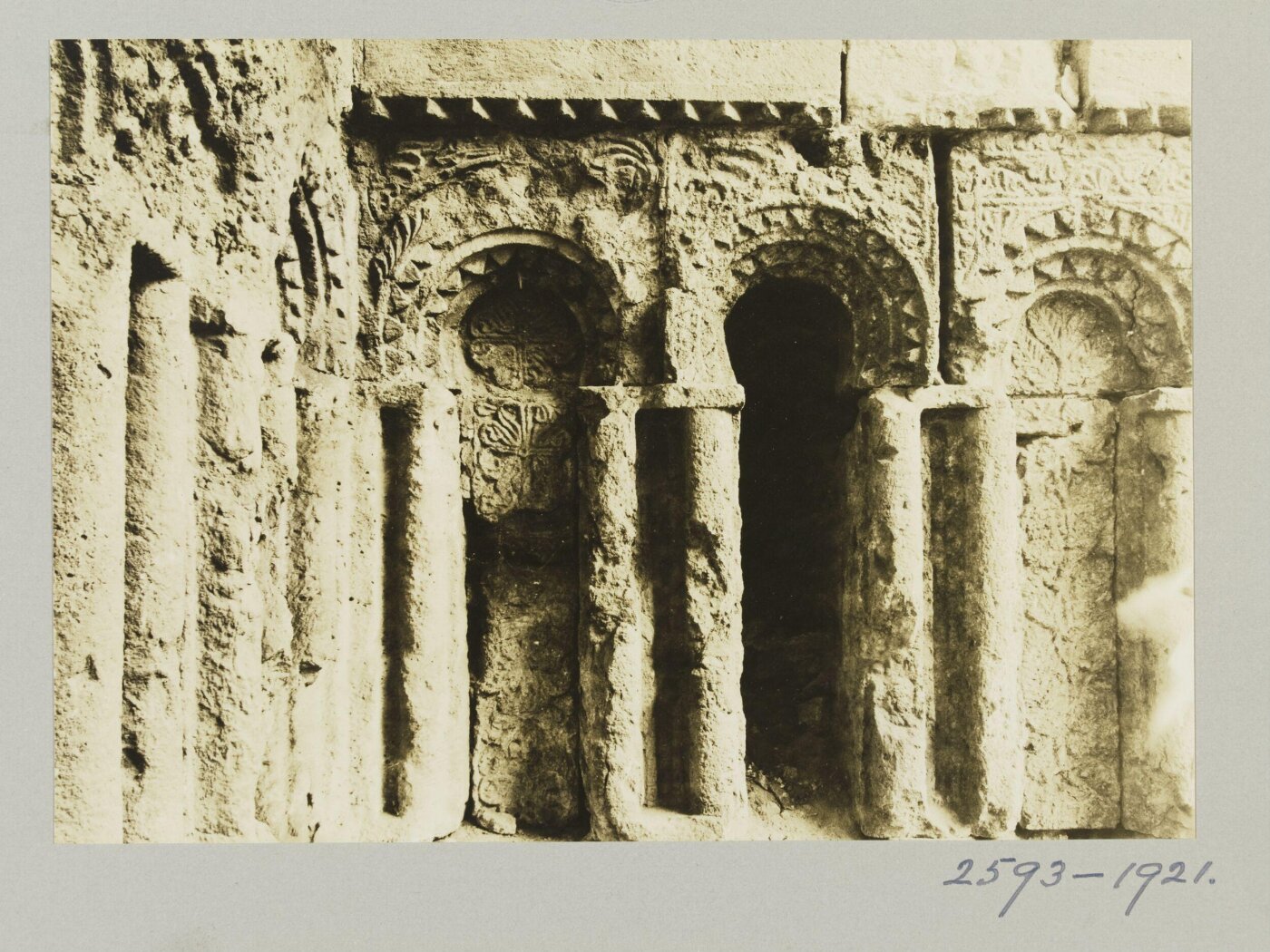 K.A.C. Creswell, Detail from West Iwan in Audience Hall, Amman Citadel, Amman
