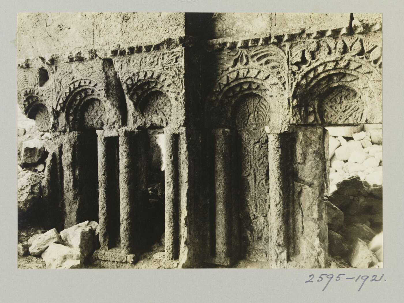 K.A.C. Creswell, Detail from West Iwan in Audience Hall, Amman Citadel, Amman