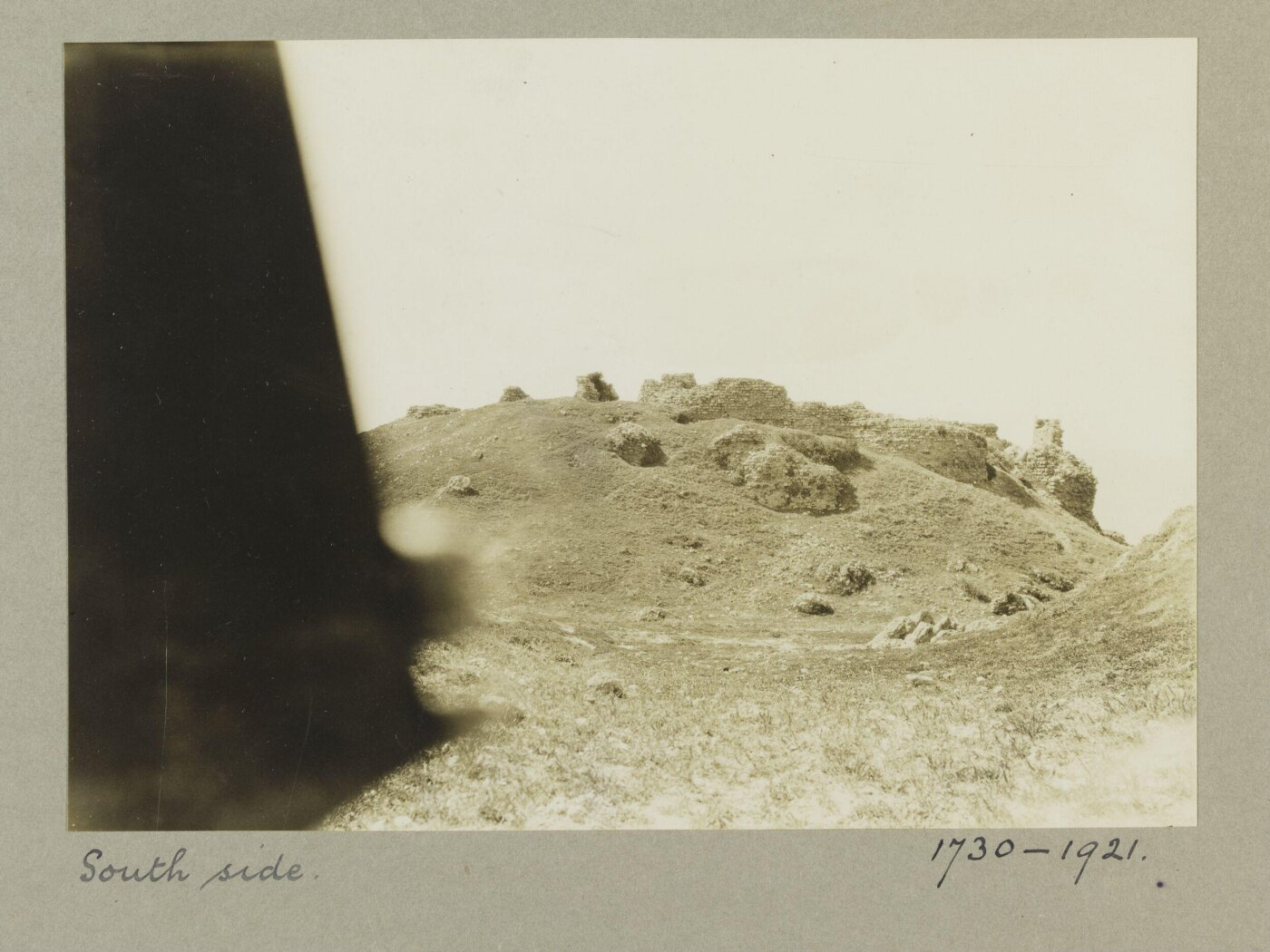 K.A.C. Creswell, The South Side of the Crusader Castel (Apollonia), Arsuf